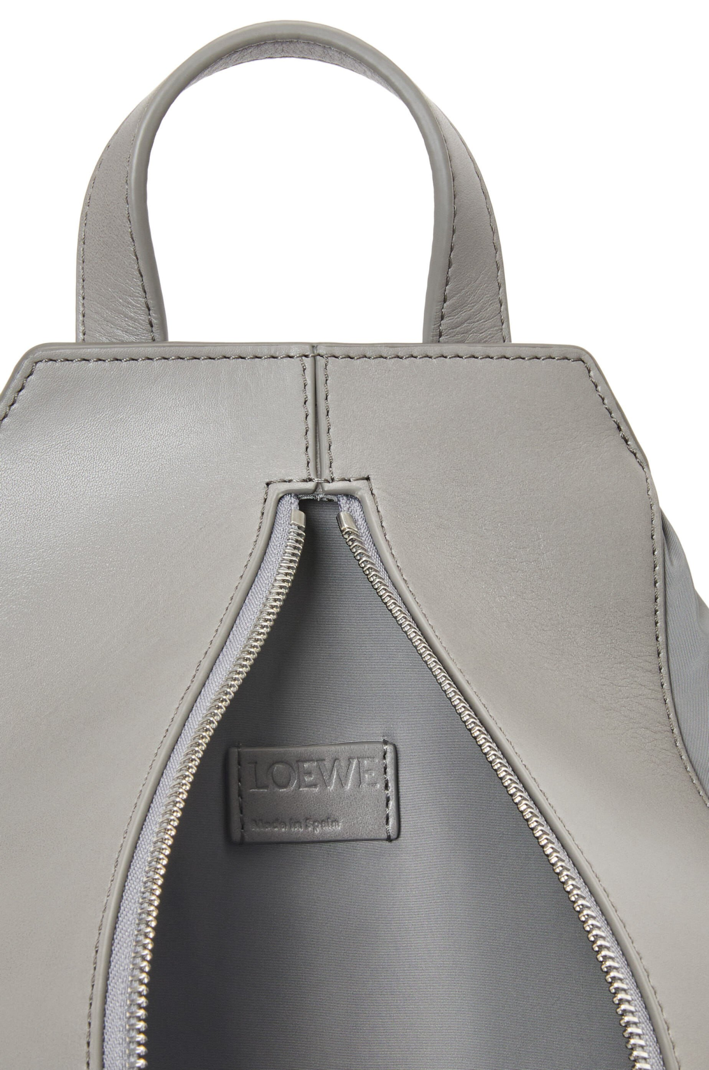 Small Convertible backpack in nylon and calfskin